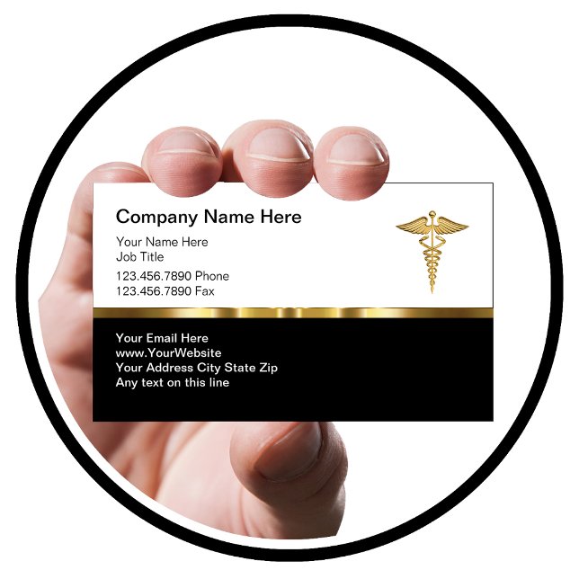 Classy Medical Business Profile Business Card (Creator Uploaded)