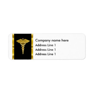 Classy Medical Office Bulk Return Address Labels
