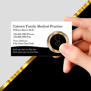 Classy Medical Office Business Cards