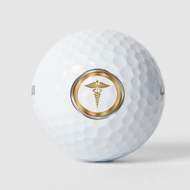 Classy Medical Theme Golf Balls (Front)