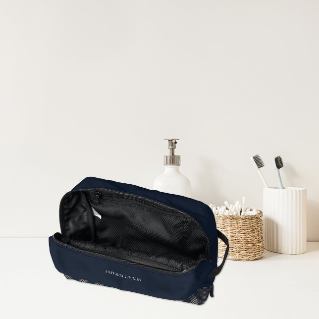 Classy Men's Monogrammed | Personalised Dopp Kit (Creator Uploaded)