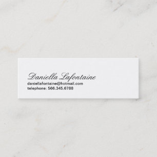Classy Mini-Calling Cards