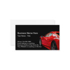 Classy Modern Automotive Business Cards