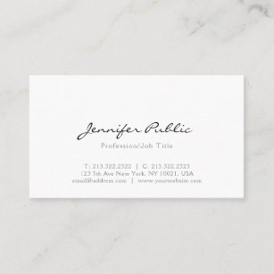 Classy Modern Elegant Simple Professional Template Business Card