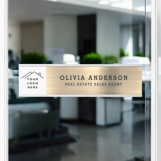 Classy Modern Executive Gold Professional  Door Sign (Creator Uploaded)
