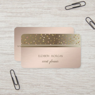 Classy Modern Geometric,Abstract ,Confetti Business Card