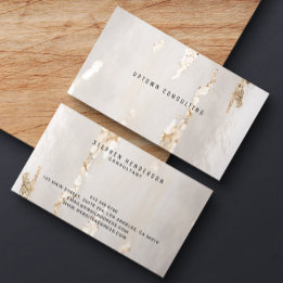 Classy Modern Gold Foil Business Card