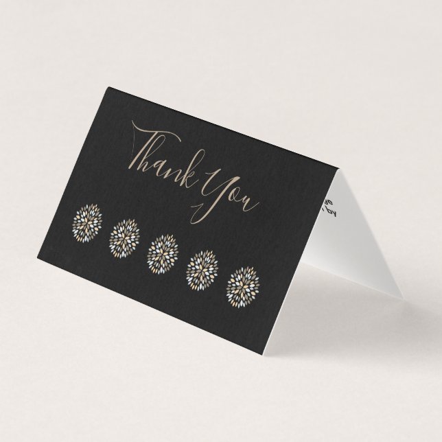 Classy Modern Mini Thank You Cards (Front)