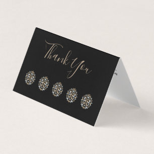 Classy Modern Mini Thank You Cards