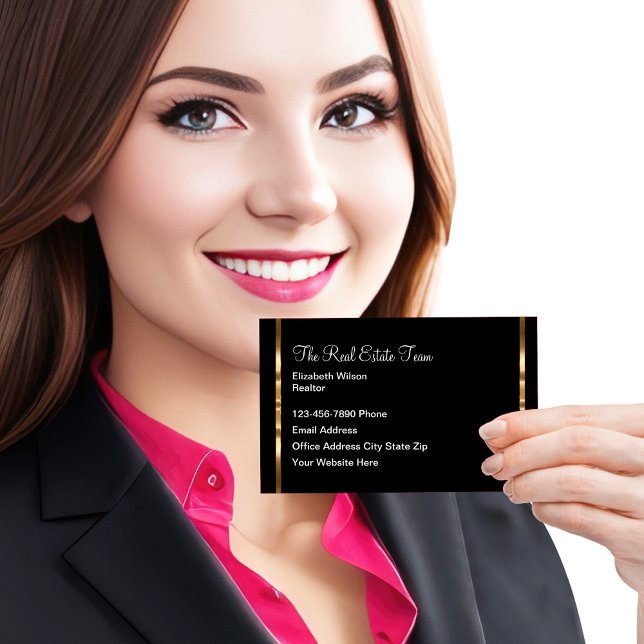Classy Modern Real Estate Realtor Business Card (Creator Uploaded)