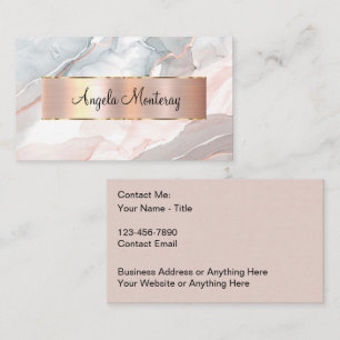 Classy Monogram Business Cards With Elegance
