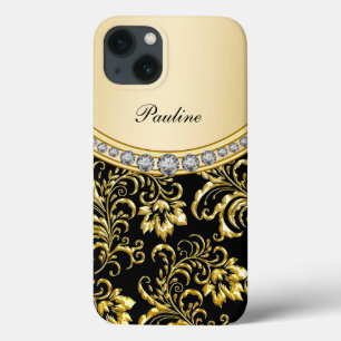 Classy Monogram Design iPhone 13 Case