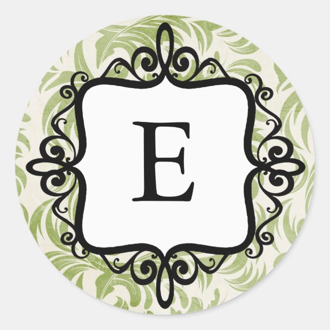 Classy Monogram Envelope Seal (Front)