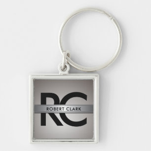 Classy Monogram Key Ring