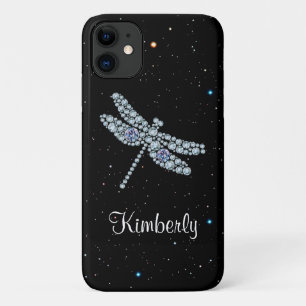 Classy Monogram Nature Bling Rhinestones Case-Mate iPhone Case