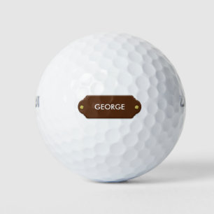 Classy Monogram Style Golf Balls