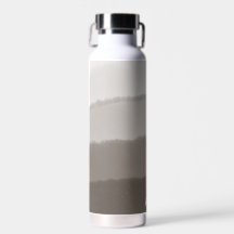 Classy Monogrammed Watercolor Davy Grey Ombre