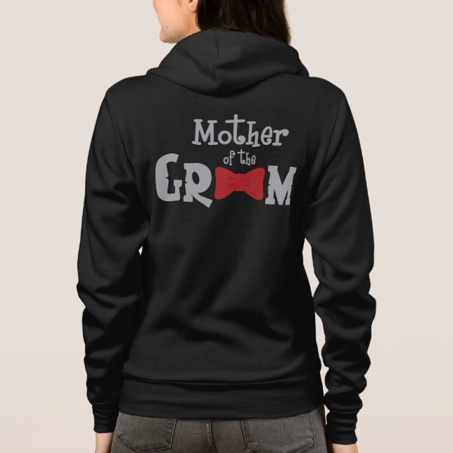 Classy Mother of Groom Hoodie (Back)