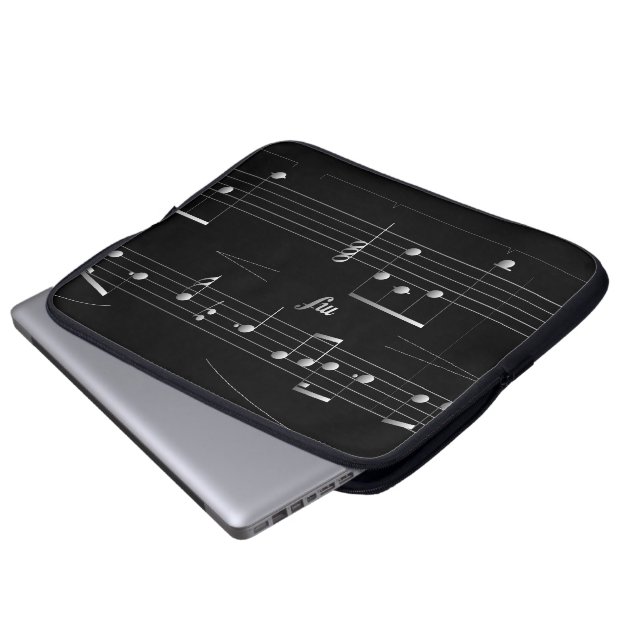 Classy Music Laptop Case (Front Bottom)
