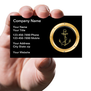 Classy Nautical Business Cards