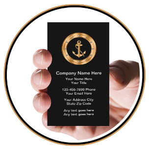 Classy Nautical Business Cards