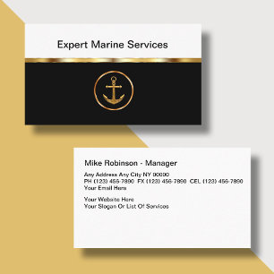 Classy Nautical Marine Services Business Card