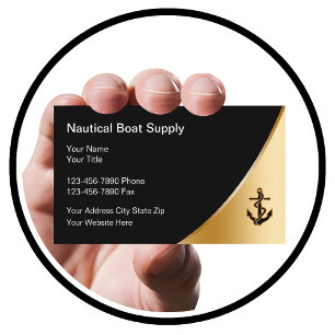 Classy Nautical Theme Business Cards