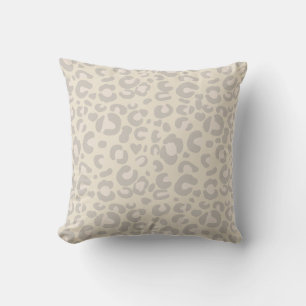 Classy Neutral Animal Cheetah Print Cushion