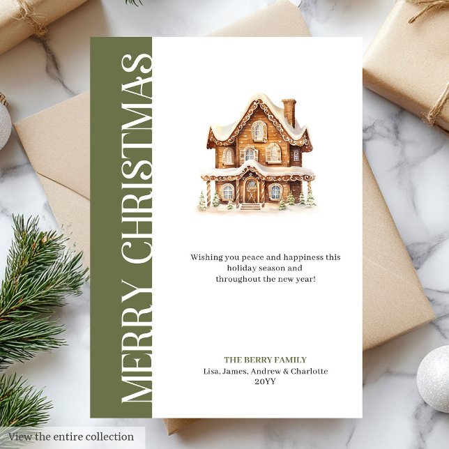 Classy Neutral Tones Christmas Greeting Template (Classy Neutral Tones Christmas Greeting Template)