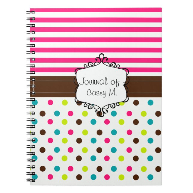 Classy Notebooks By The Frisky Kitten (Front)