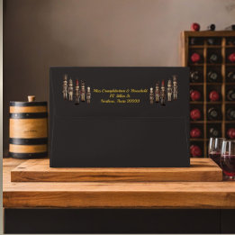 Classy Nutcracker Soldiers Brown Gold Traditional  Envelope