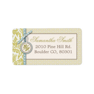 Classy Olive Address Label
