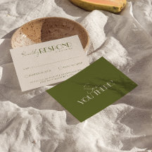 Classy Olive Green Old Money Luxury Wedding