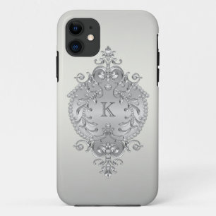 Classy, Ornate Diamonds Monogram Case-Mate iPhone Case