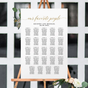 Classy Our Favourite 24 Table Seating Chart