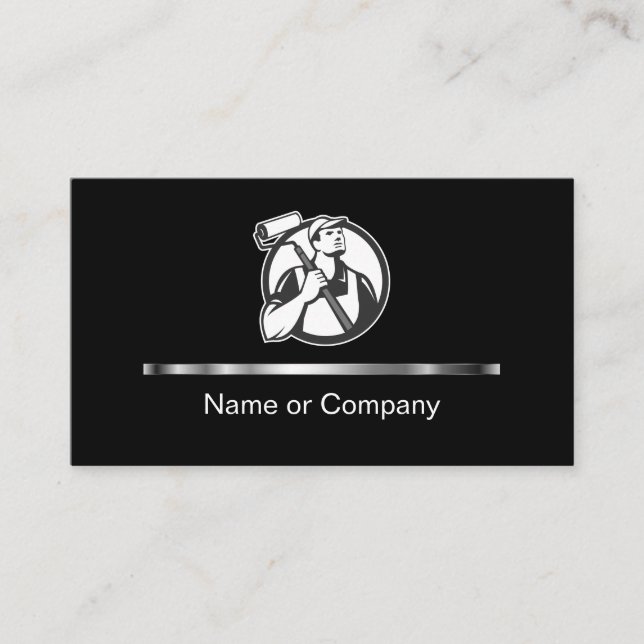 Classy Painter Theme Business Cards (Front)