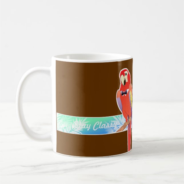 Classy Parrot Mug (Left)