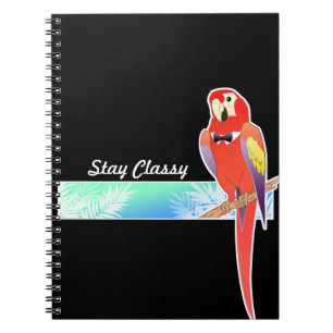Classy Parrot Spiral Notebook