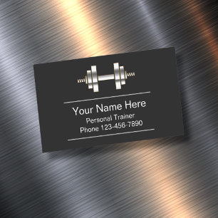 Classy Personal Trainer Business Magnets