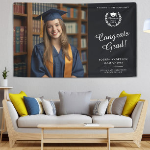 Classy Personalized Congratulations Graduate Photo Banner