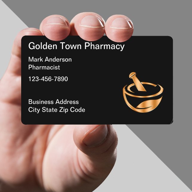 Classy Pharmacy And Pharmacist  Business Card (Creator Uploaded)