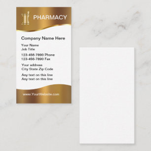 Classy Pharmacy Business Cards