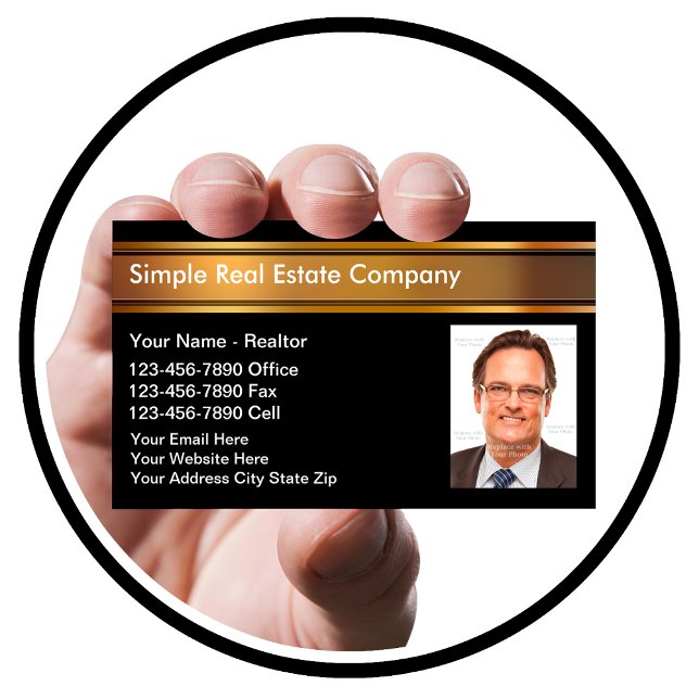 Classy Photo Real Estate Business Cards (Creator Uploaded)