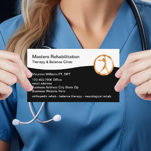 Classy Physical Therapy And Balance Clinic Business Card