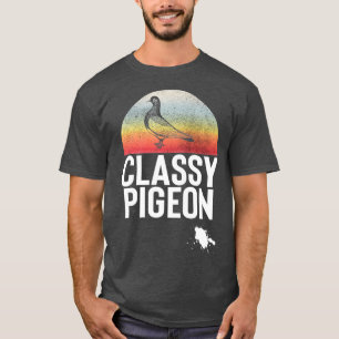 Classy Pigeon Funny Stay COO Vintage Bird Lover T-Shirt
