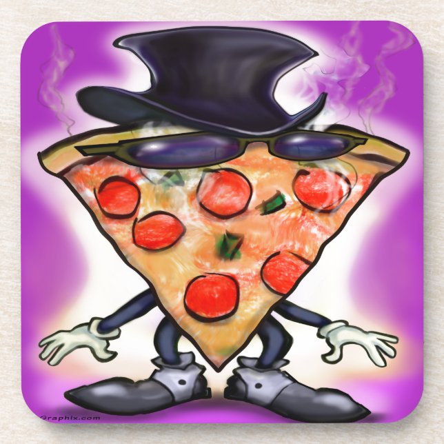 Classy Pizza Coaster (Front)