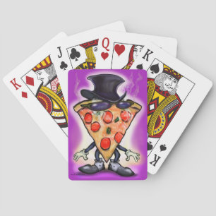 Classy Pizza Playing Cards