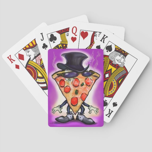 Classy Pizza Playing Cards (Back)