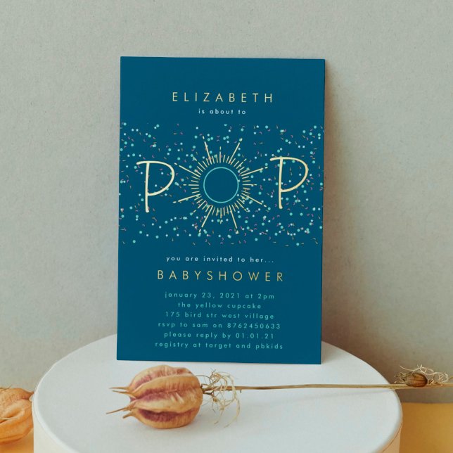 Classy POP Confetti Gender Neutral Baby Shower (Creator Uploaded)