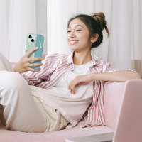 Classy Pretty MONOGRAM A BABY BLUE FLORAL chic